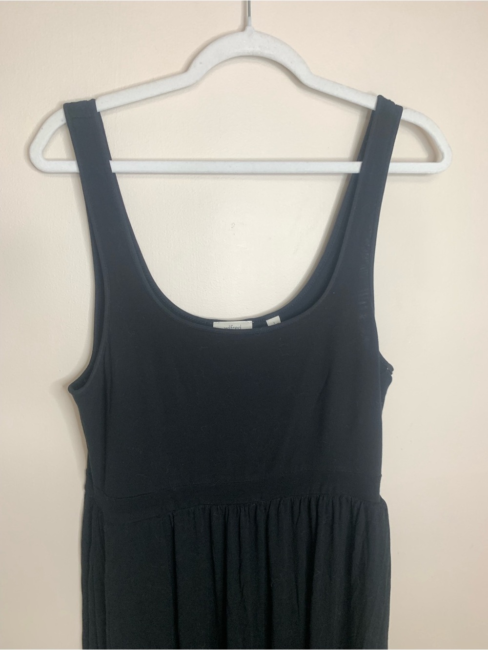 Aritzia Wilfred Market Midi Dress Black L - Picture 10 of 10